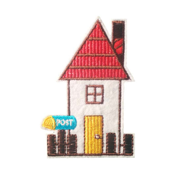 Embroidered cloth patch 5.6 cm * 8.3 cm appliques Back gum Ironing sewing decorative patch T-shirt backpack clothing accessories DL_CPIV008