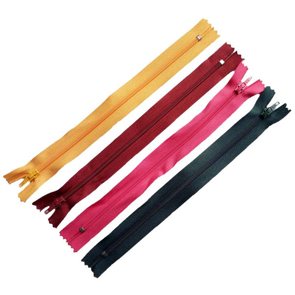 Single-head nylon zippers length: 20 cm Coat pocket trousers handbag DIY Household clothing sewing accessories DL_ZIP001