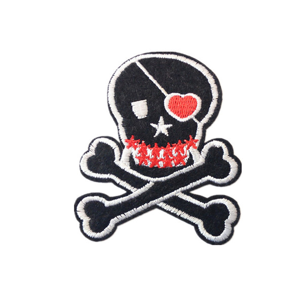 Embroidered cloth patch 5.9 cm * 6.5 cm appliques Back gum Ironing sewing decorative patch T-shirt jeans clothing accessories DL_CPIO007