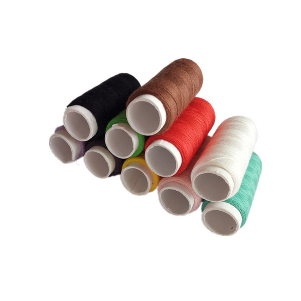 Polyester sewing thread spec.40S/2 for household sewing machine / hand sewing work muliticolor random packing DL_THD002