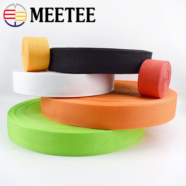 Meetee 5cm Polyester Nylon Webbing Strapping Braided Bag Strap Garment Outdoor Band DIY Sewing Accessories RD206