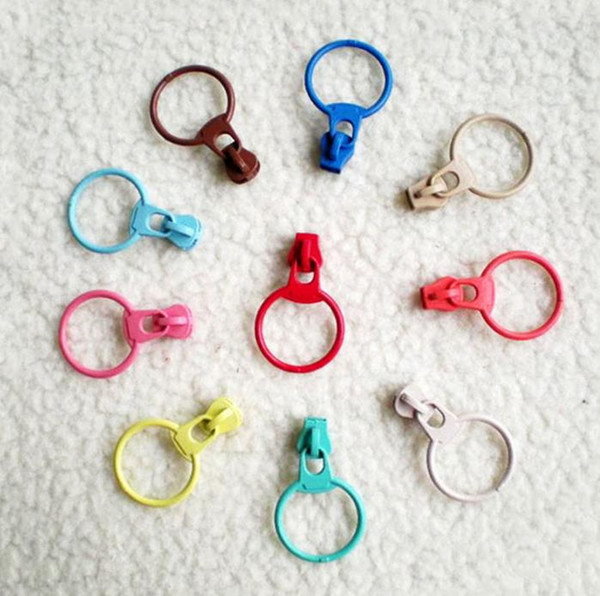 Meetee 3# Resin Resin Zipper Head Pull Ring Zipper Slider DIY Sewing Craft for Resin Zipper F2-3