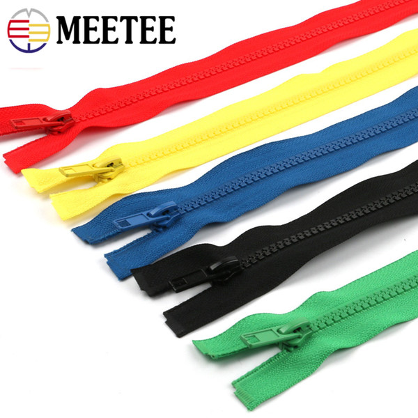 Meetee 5# Open-end Resin Zipper child clothing replacement 40cm DIY Sewing Zip Garments Coat Down Jacket Handwork Accessories