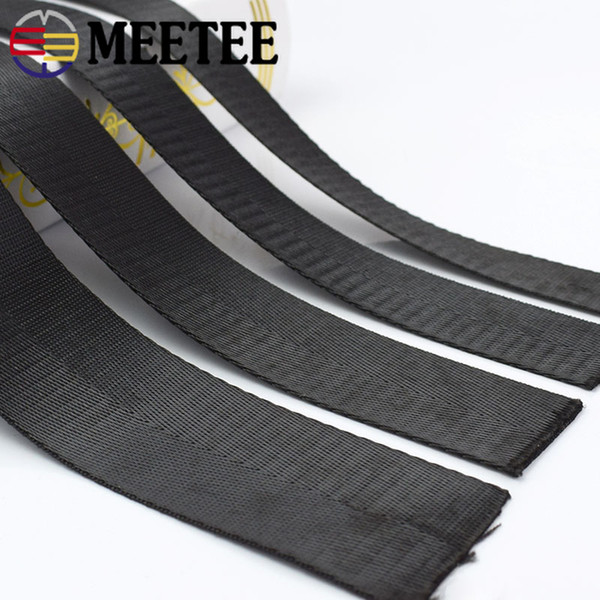 Meetee Nylon Webbing 25/32/38/50mm Tape Herringbone Pattern DIY Backpack Strap Seat Belt Sewing Accessories RD002