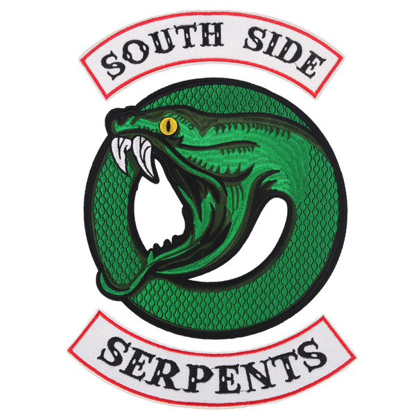 embroidery letters snakes patches for jackets,embroidered serpents badges appliques for jeans,patches for clothing A17