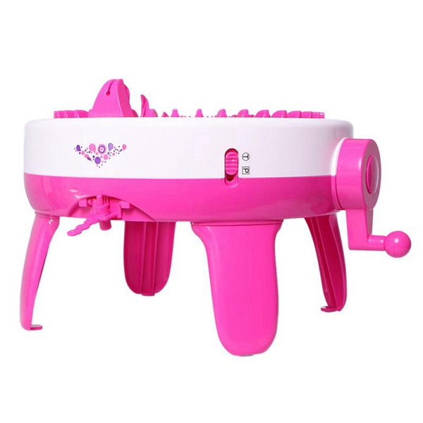 Plastic Needle Sewing Machine Tool Diy Hand-Woven Scarves Hat Children Knitting Machine
