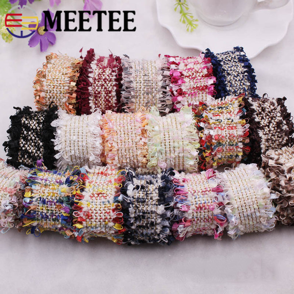 Meetee 3cm Jacquard Webbing trims DIY Handmade Sewing Lace Ribbon Carpet Decorativecurtain Sewing Clothing Accessories AP2154