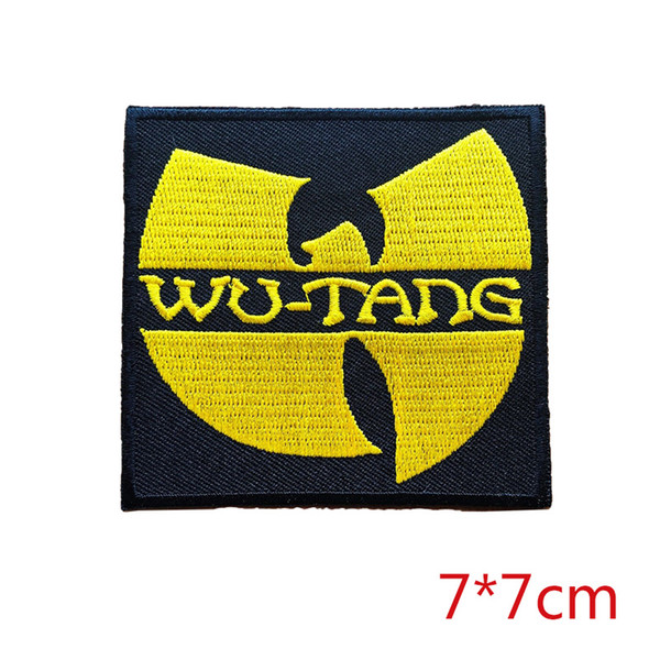 New arrival symbol Wu-Tang Clan Hip-Hop embroidered iron on patch For Clothes Girls Boys Iron On Patches