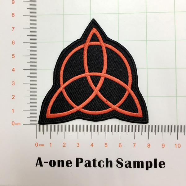 Triangle Trinity Celtic Knot Norse Logo Embroidered Iron Sew On Patch DIY Apparel Accessories Badge Patches