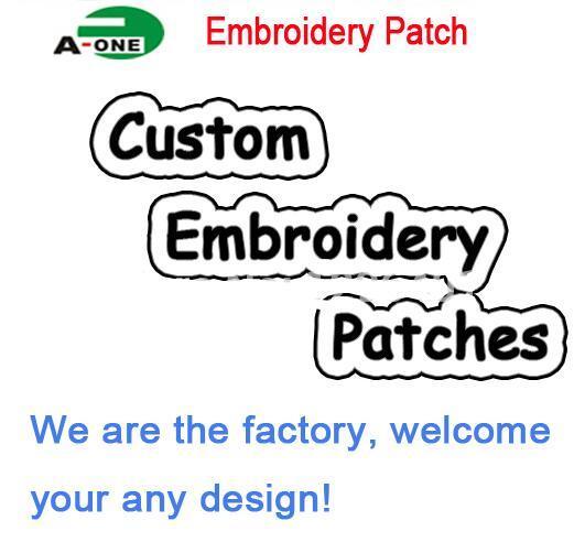 Any size and design can be Custom Embroidery iron on sew on patch for clothing for repair clothes patch small sequin