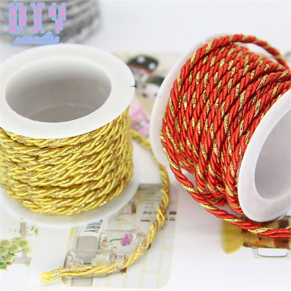 72M Colorful Natural Burlap Hessian Jute Twine Cord Hemp Rope Trim Rustic Wrap Gift Packing String Wedding Party Decoratio