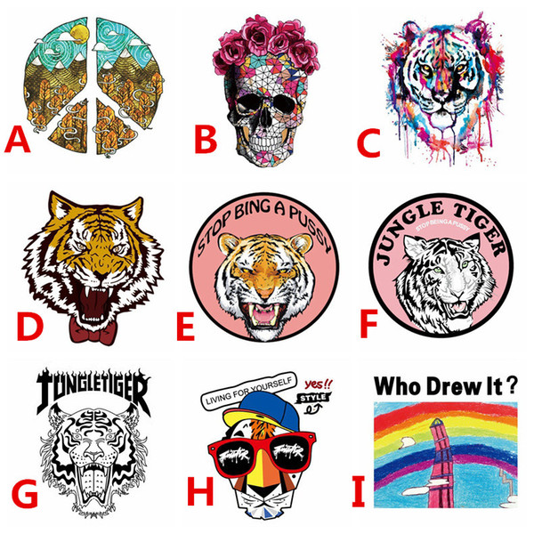 Heat Transfer Vinyl Patch Custom Design Customize Sticker Iron On Transfer Applique Badge for DIY T-shirt Clothes Fabric Decoration Printing