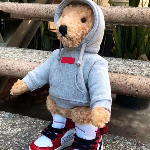 FW18 BOX LOGO X S t e i f f Bear Plush Doll Toy Collections T e d d y dropping week HFLSWO002