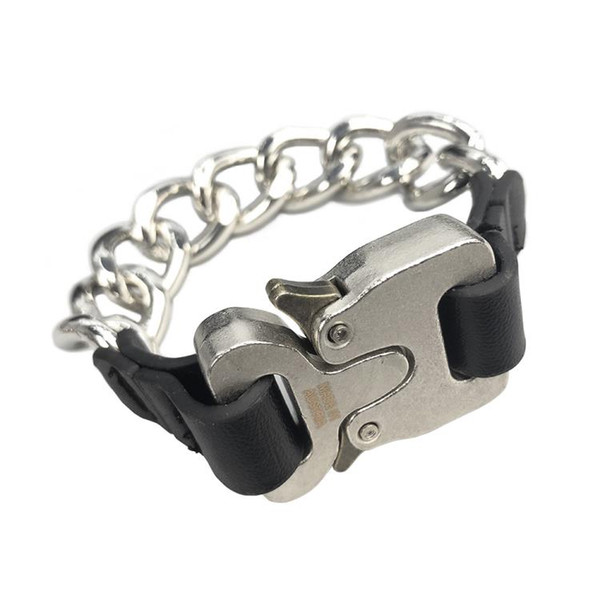 19SS ALYX Bracelet Makes Old Metal Embossed Bracelets Fashion Men And Women High Quality Bracelet HFBYSL053