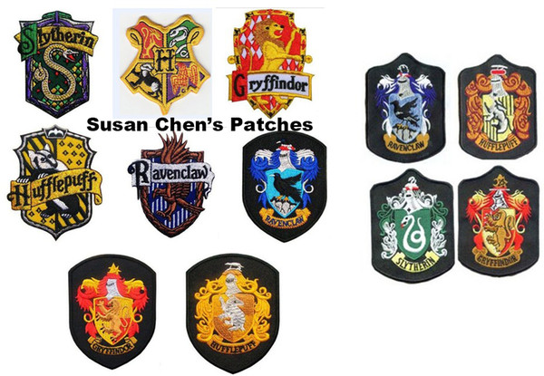 Harry Potter Iron on Patches Embroidery Patches Mixed 12 styles