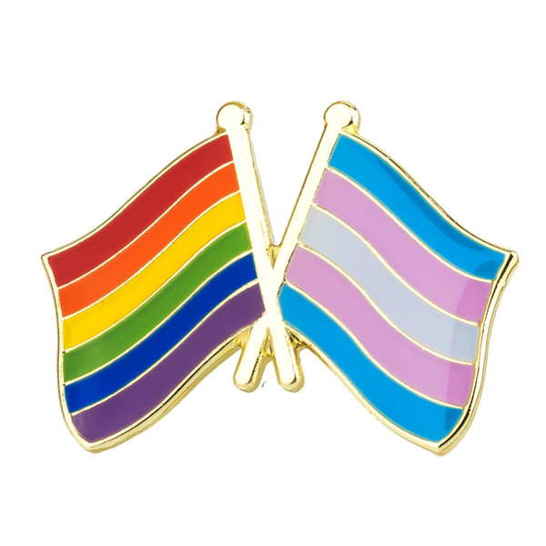 Rainbow & Transgender Badges Flag Badge Flag Lapal Pin On Backpack Pins For Clothes XY0324