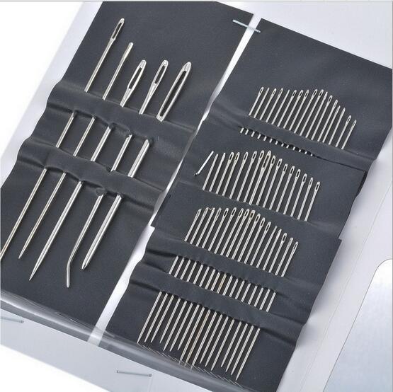 55 pcs set Stainless Steel Sewing Needles Sewing Pins Set Home DIY Crafts Household Sewing Accessories