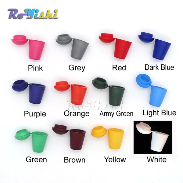 100pcs/lot Colorful Cord Ends Bell Stopper With Lid Lock Plastic Toggle Clip For Paracord Clothes Bag Sports Wear Shoe