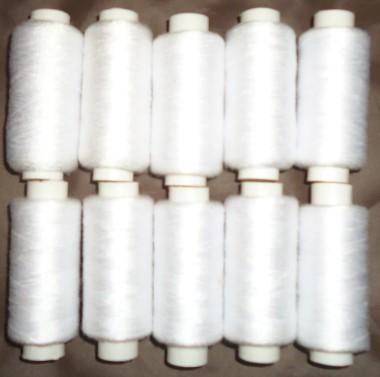 Tex 27/Tickets 120/Japan size 60 402 sewing thread small roll white 400 yards sewing line home textiles sewing thread