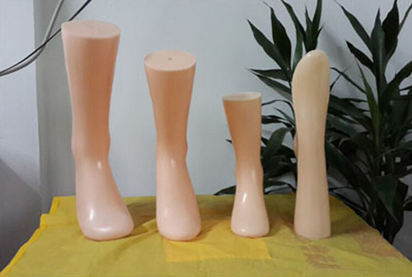 Seamless stockings foot mold shoe molds plastic for thick socks men and women child socks legs foot mold,mannequin foot disp M00035