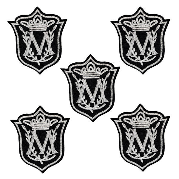 Custom Badge style patch for clothing iron embroidered patches applique iron on patches sewing accessories for clothes 10pcs/lot