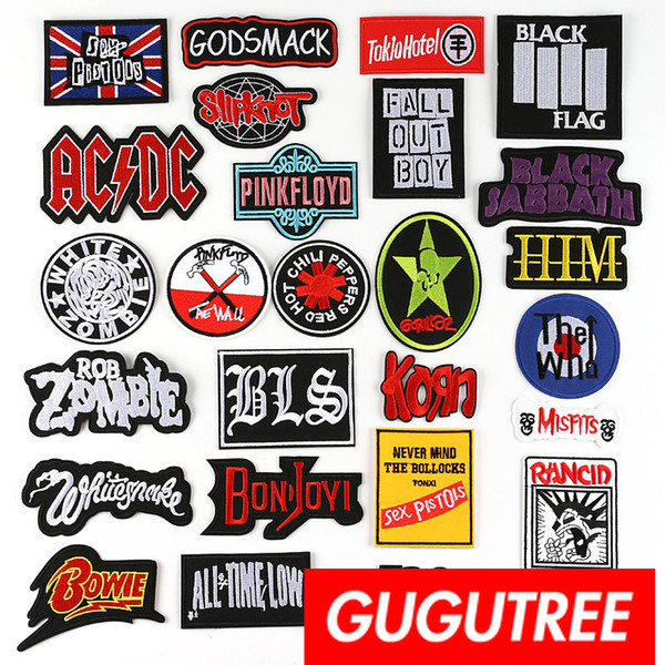 GUGUTREE iron on embroidery patches badge patch Applique Patch for Coat,T-Shirt,hat,bags,Sweater,backpack SP-438