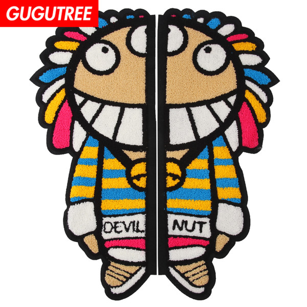 GUGUTREE towel embroidery big patches kids patches badges applique patches for clothing BP-680