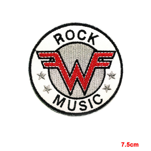 new WEEZER SEW IRON ON PATCH EMBROIDERED Indie Rock Music Power pop Punk clothing Badge Patches