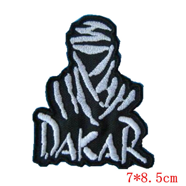 Dakar rally game of the brave embroidered iron on patch for Jacket Jeans Clothing Badge Fabric Sewing