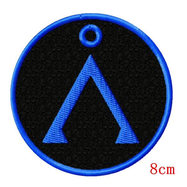 New arrival Symbol of Stargate embroidered iron&sew on patch fabric applique decoration for Jacket Jeans Clothing Badge