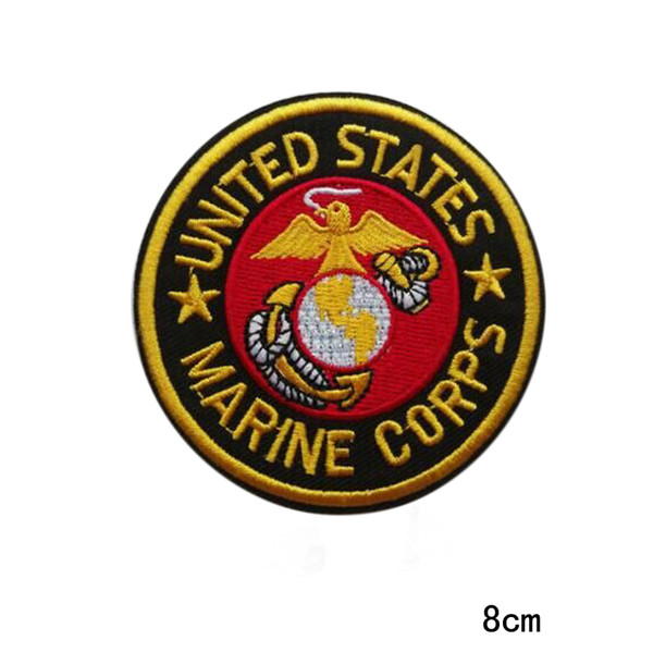 United States Marine Corps Military Patch Iron on Badge DIY Accessory Sewing Supplies Stickers Apparel Accessories Patches