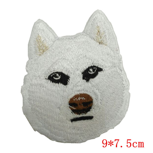 Siberian Husky Dog Breed Embroidered Applique Patch/Animals iron on or sew on patch for Stickers Appliques