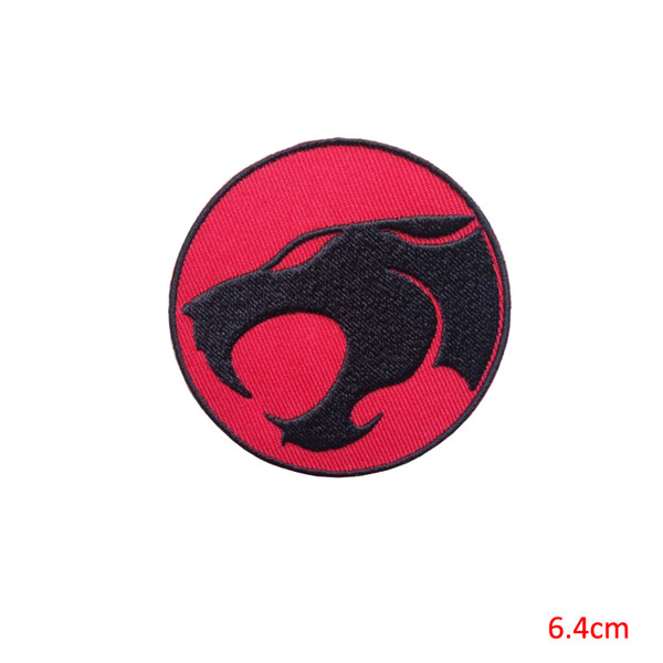 thunder cats cartoon animal embroidery iron on patch badge for jacket jeans clothing repair clothes patch