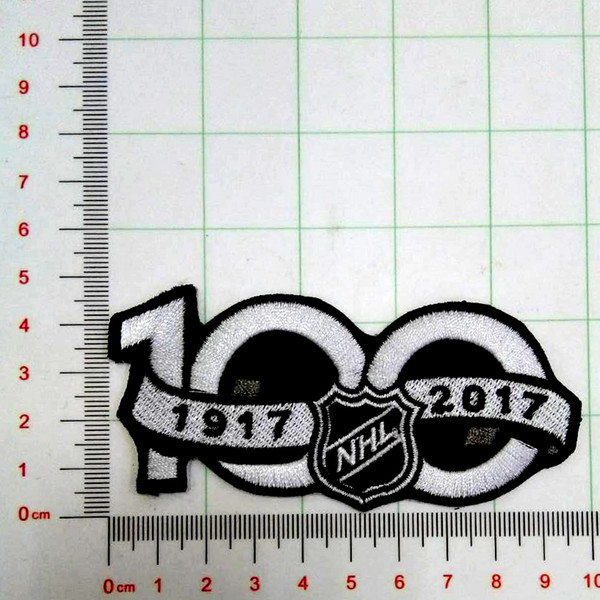 National Hockey League NHL Seaso Patch 100th Anniversary Jersey Sleeve Logo Emblem Stanley Cup Badge Patches