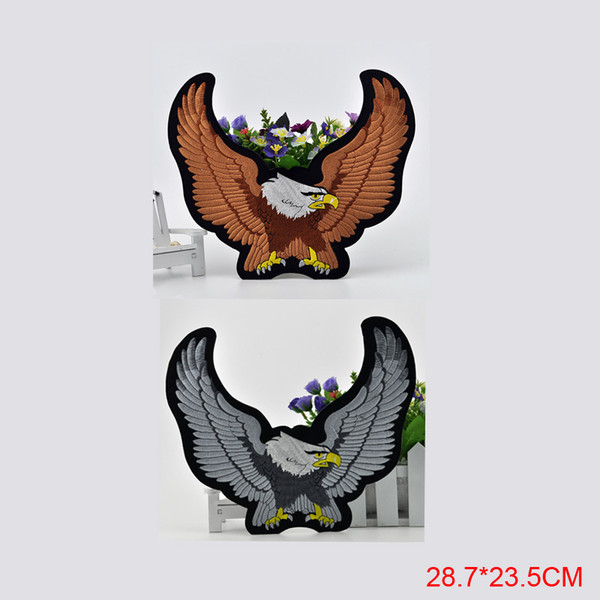 fashion eagle LOGO Iron On Embroidered Patch Appliques Badges DIY bag Jerseys clothing patches