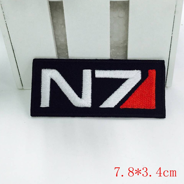 Classic Mass Effect Game N7 Tactical Ops Logo Embroidered Patch NEW UNUSED low price Badge Patches