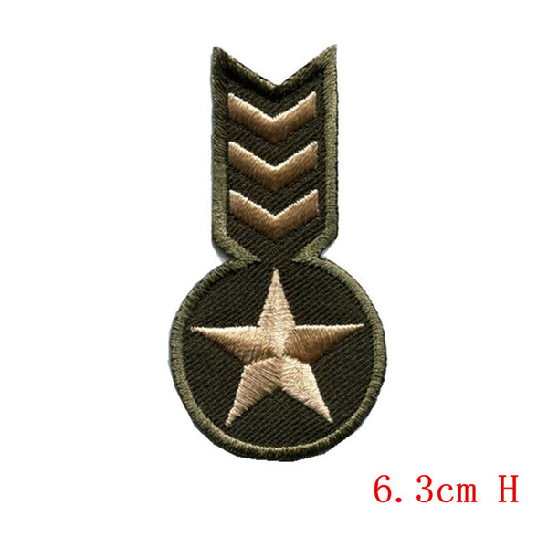 All kind of small size army navy military insignia rank war applique iron-on patches Garment Badge Appliques patch