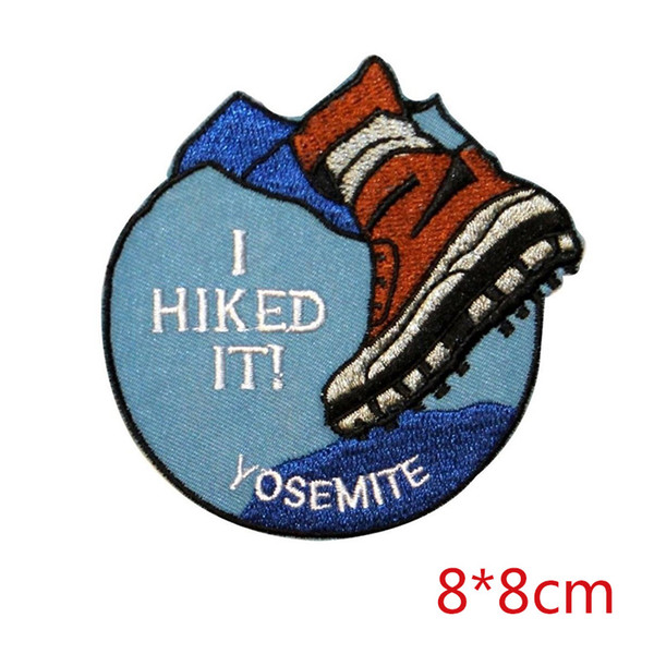 Yosemite national park california hiking souvenir embriodery iron-on applique patch for Jacket Jeans Clothing Badge patch