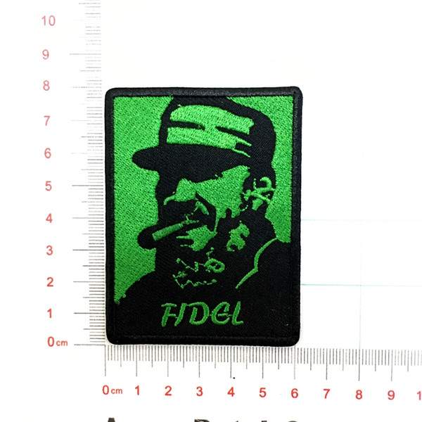 Communist Revolutionary David Cherry Artist Patch Cuba's Fidel Castro RARE Applique On Hat Vest Jacket patch