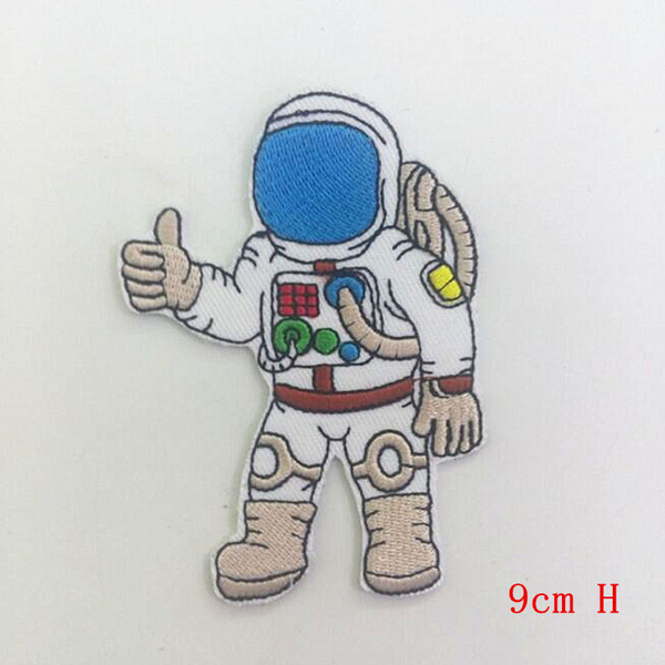 Cosmonaut Astronaut Spaceman with equipment Embroidered applique iron on patch Russia USA AUS UK DIY Apparel Accessories