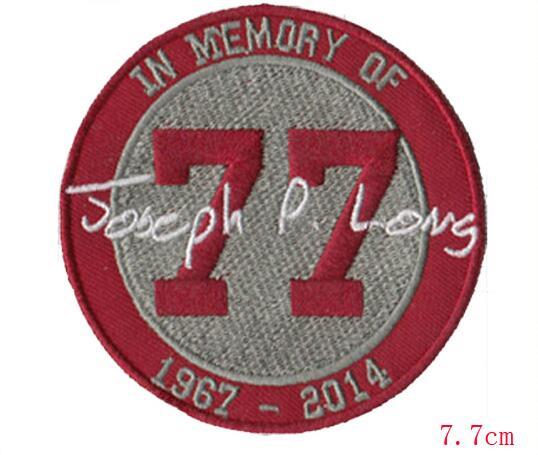 IN MEMORY OF letters embroidery iron on patch for Jacket Jeans clothing badge fabric applique decoration patch