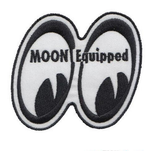 felt shapes moon equipped eyes embroidery nasa patch good quality iron on hot cut to any country patch