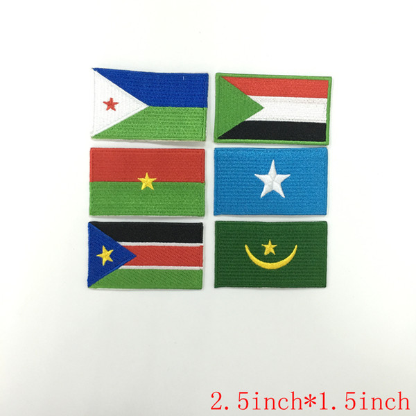 Gambia Guinea Bissau lesotho Liberia Malawi Mali Mauritius Niger namibia Morocco nation Africa countries flag patch