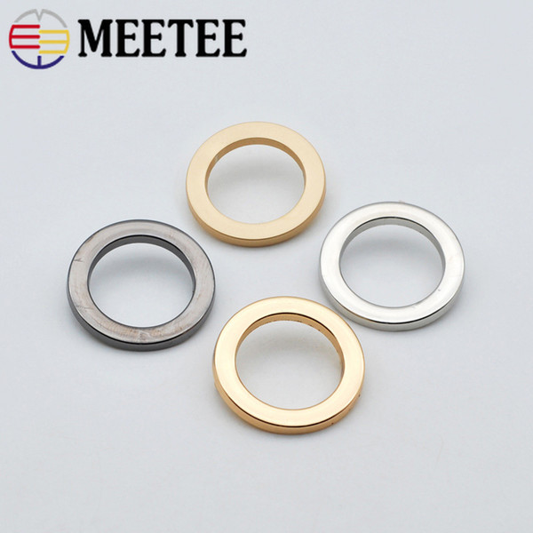 Meetee Metal Circle Buttons Clothing Round Decoration 18mm 28mm Buckle DIY Handmade Crafts Materials Sewing Accessories BD400