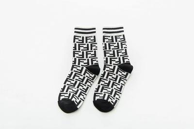 Men And Women Socks Letters Printing Street Sports Cotton Scks Skateboard F Letter Institute Fashion In All Season