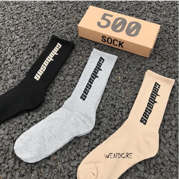 SEASON 6 CALABASAS Socks Skateboard Fashion Mens Letter Printed Socks KANYE Sports Socks Sockings Hip Hop CNY1164