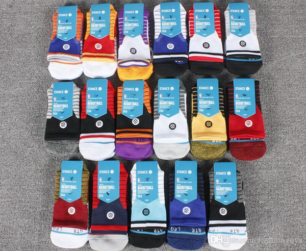 Stance elite socks thick towel bottom stripe sports socks mens professional tube basketball training socks