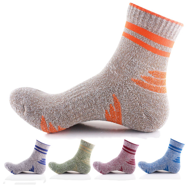 5pairs/lot Thicken Warm Compression socks High Quality Colorful Funny Socks Men Fashion  Quick Dry Non-slip