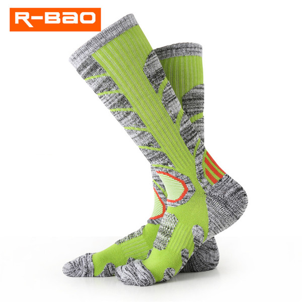 R-BAO New Arrival Thick Towel Bottom Hiking Mountain Skiing Skate Socks