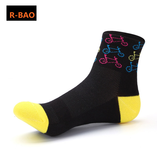 R-BAO Adult Anti Chafe OEM ODM Cycling Nylon Short Socks